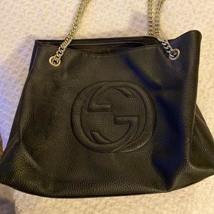 Black Gucci purse